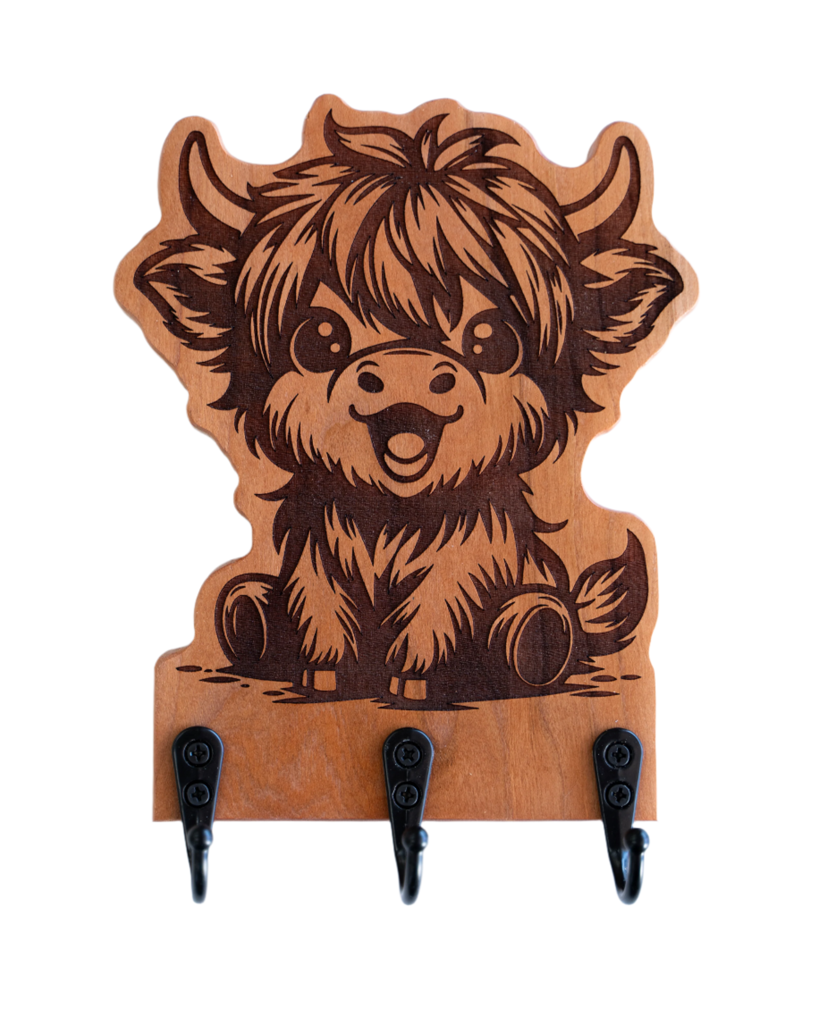 Happy Highland Cow 02 Wall Hanger