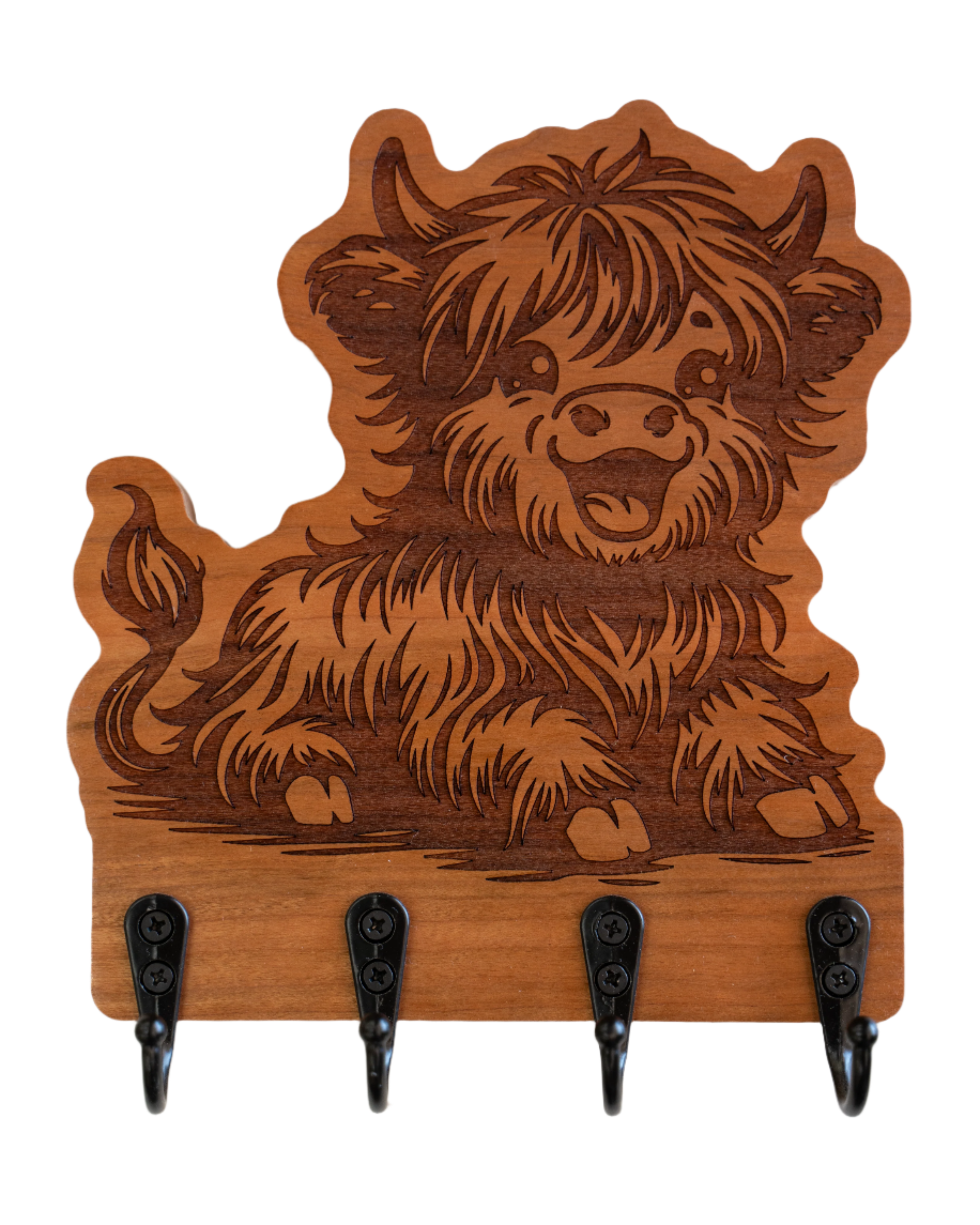 Happy Highland Cow 01 Wall Hanger