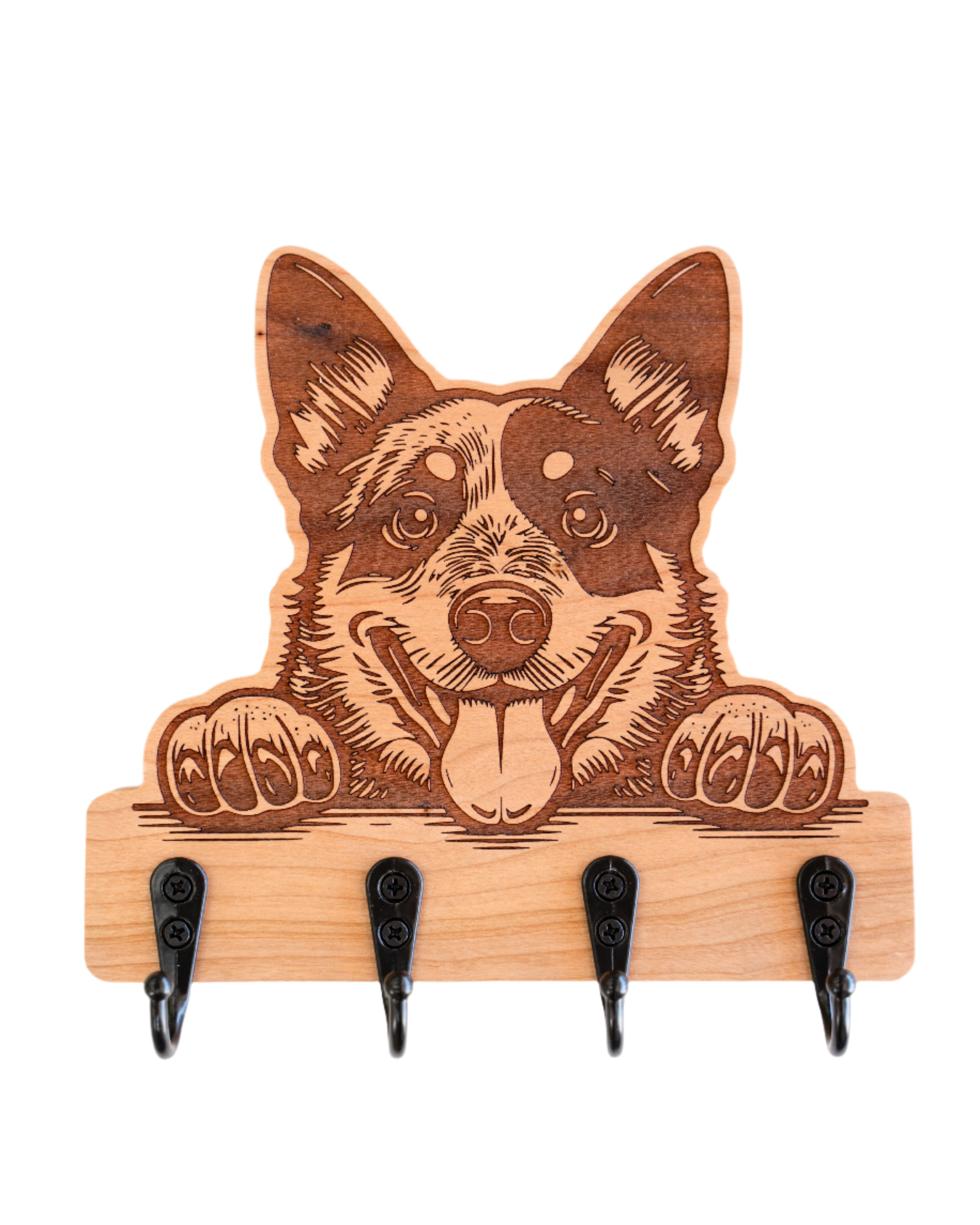 Peeking Australian Cattle Dog 01 Wall Hanger