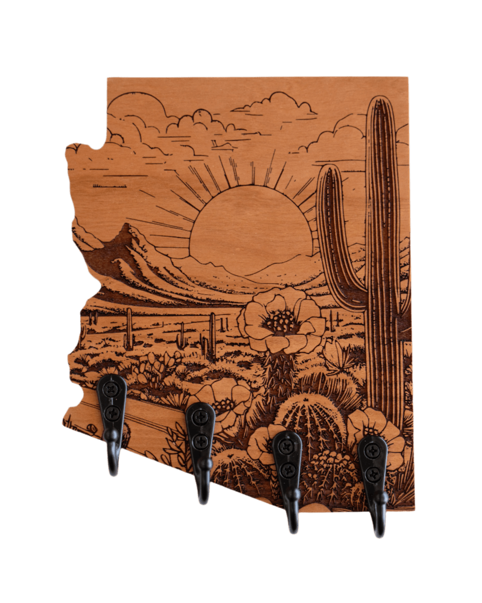 Arizona Sunrise 01 Arizona Wall Hanger - GreyForge Customs
