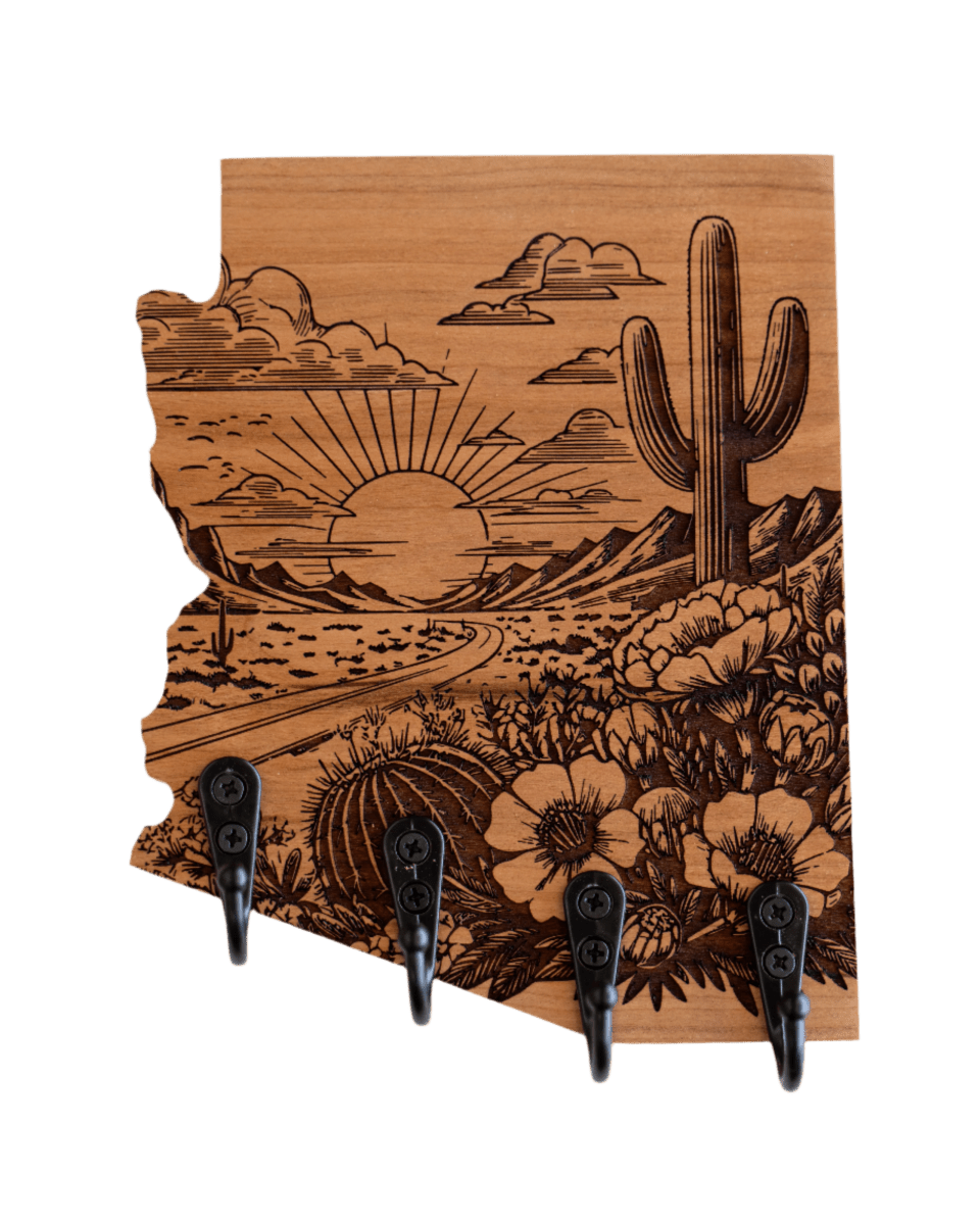 Arizona Sunrise 02 Arizona Wall Hanger - GreyForge Customs