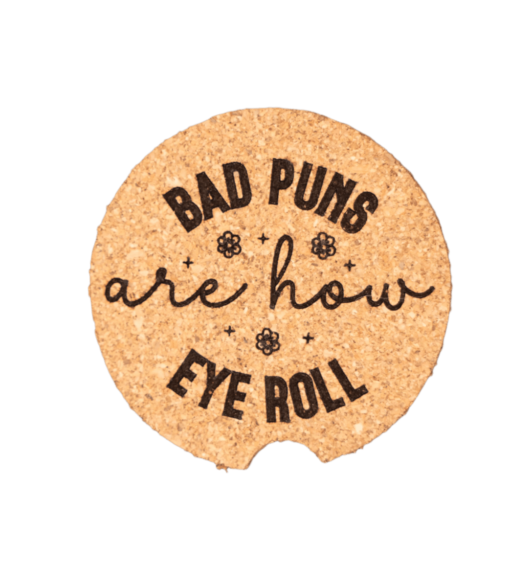 Bad Puns Car Coaster - GreyForge Customs