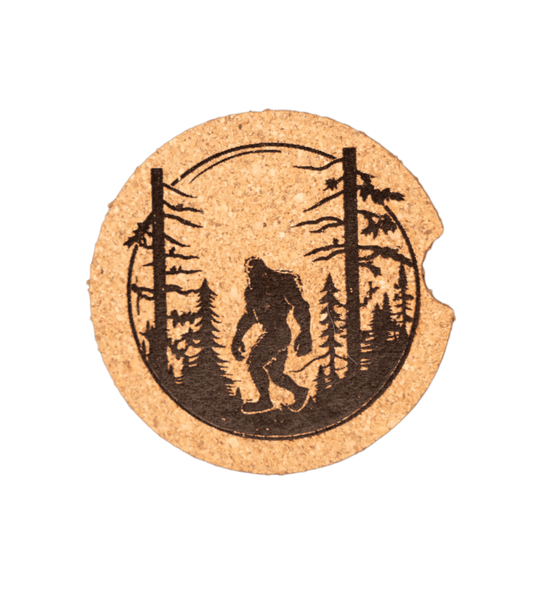 Big Foot 01 Car Coaster - GreyForge Customs