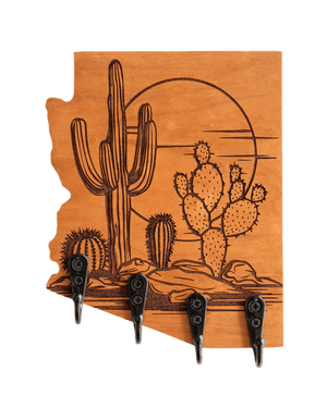 Cactus Scene 01 Arizona Wall Hanger - GreyForge Customs