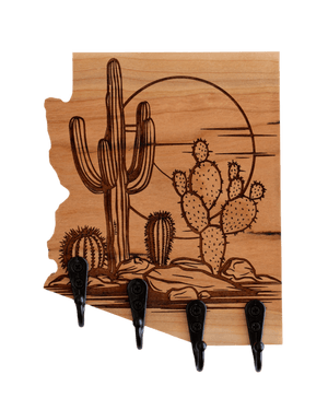 Cactus Scene 01 Arizona Wall Hanger - GreyForge Customs