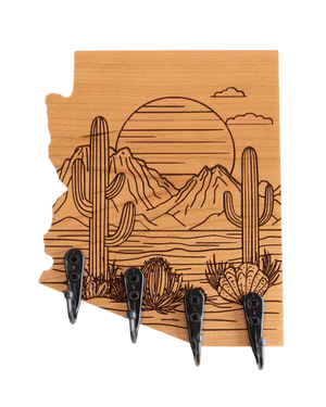 Cactus Scene 05 Arizona Wall Hanger - GreyForge Customs