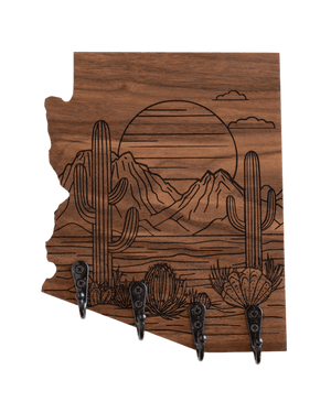 Cactus Scene 05 Arizona Wall Hanger - GreyForge Customs
