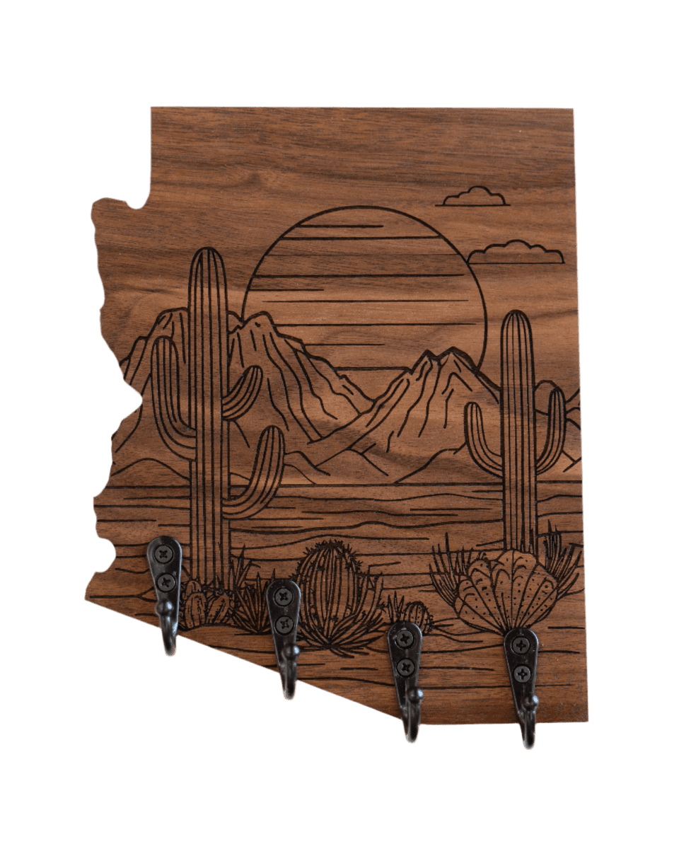 Cactus Scene 05 Arizona Wall Hanger - GreyForge Customs