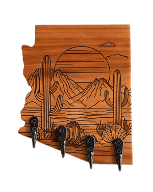 Cactus Scene 05 Arizona Wall Hanger - GreyForge Customs