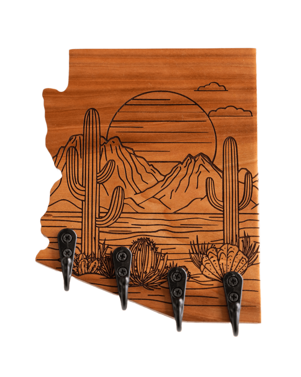 Cactus Scene 05 Arizona Wall Hanger - GreyForge Customs