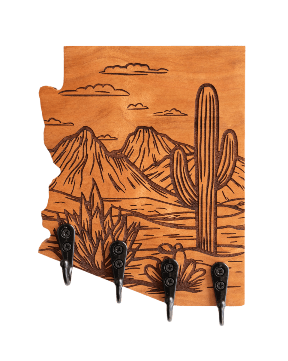 Cactus Scene 37 Arizona Wall Hanger - GreyForge Customs