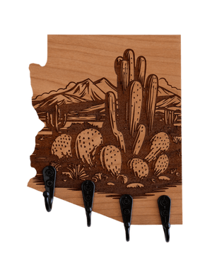 Cactus Scene 64 Arizona Wall Hanger - GreyForge Customs