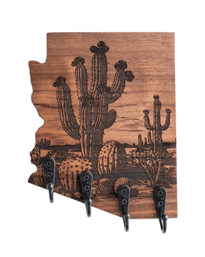 Cactus Scene 66 Arizona Wall Hanger - GreyForge Customs