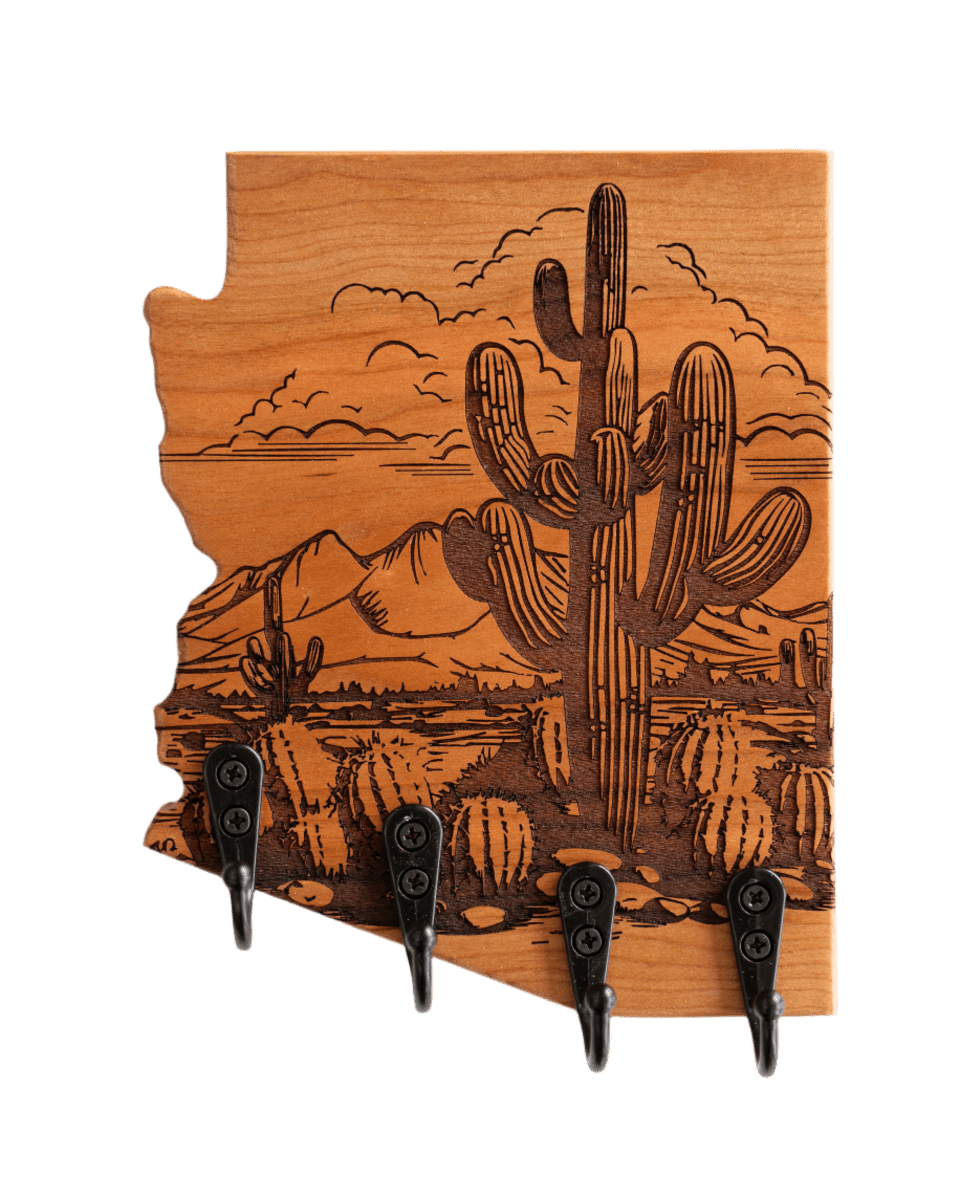Cactus Scene 70 Arizona Wall Hanger - GreyForge Customs