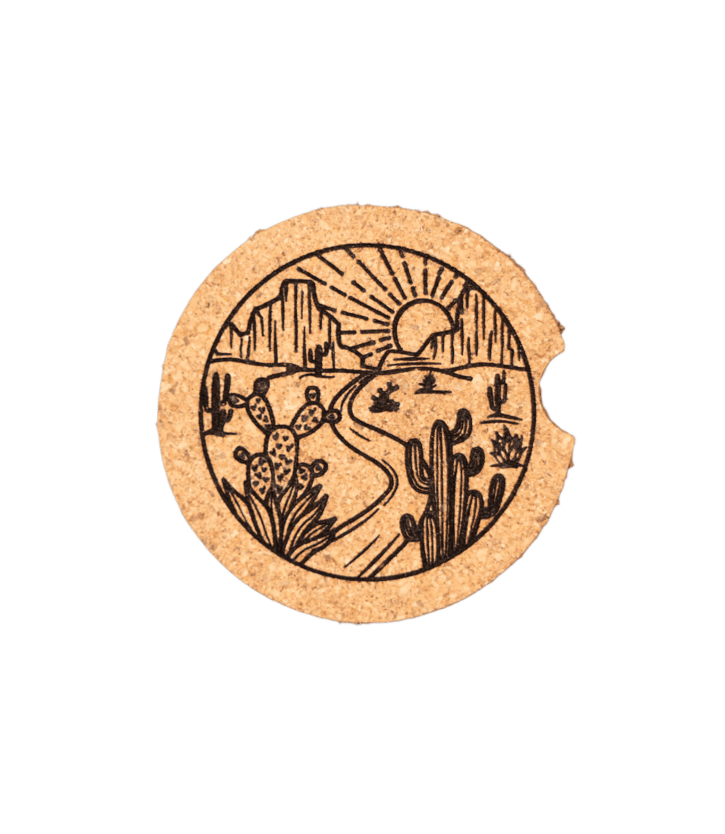 Circle Scene 06 Car Coaster - GreyForge Customs