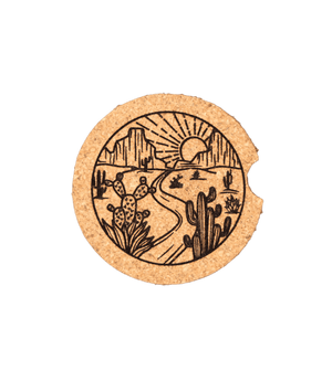 Circle Scene 06 Car Coaster - GreyForge Customs