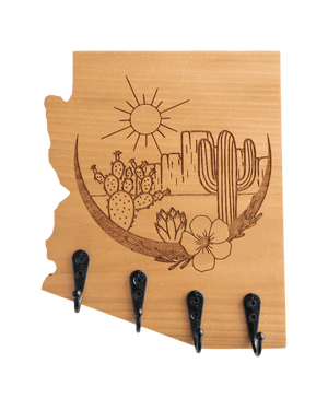 Desert Crescent Arizona Wall Hanger - GreyForge Customs