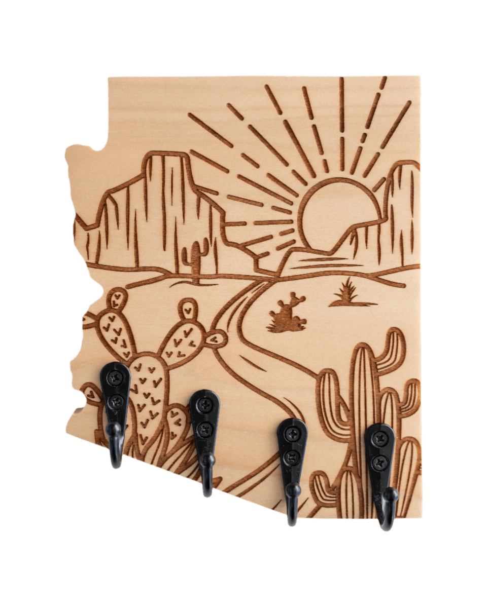 Desert Highway Arizona Wall Hanger - GreyForge Customs