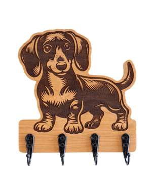 Happy Dachshund Wall Hanger - GreyForge Customs
