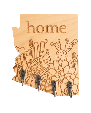home Succulent Bundle Arizona Wall Hanger - GreyForge Customs
