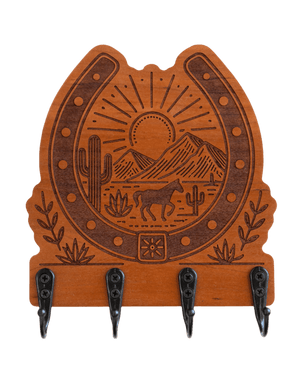 Horseshoe Desert Wall Hanger - GreyForge Customs