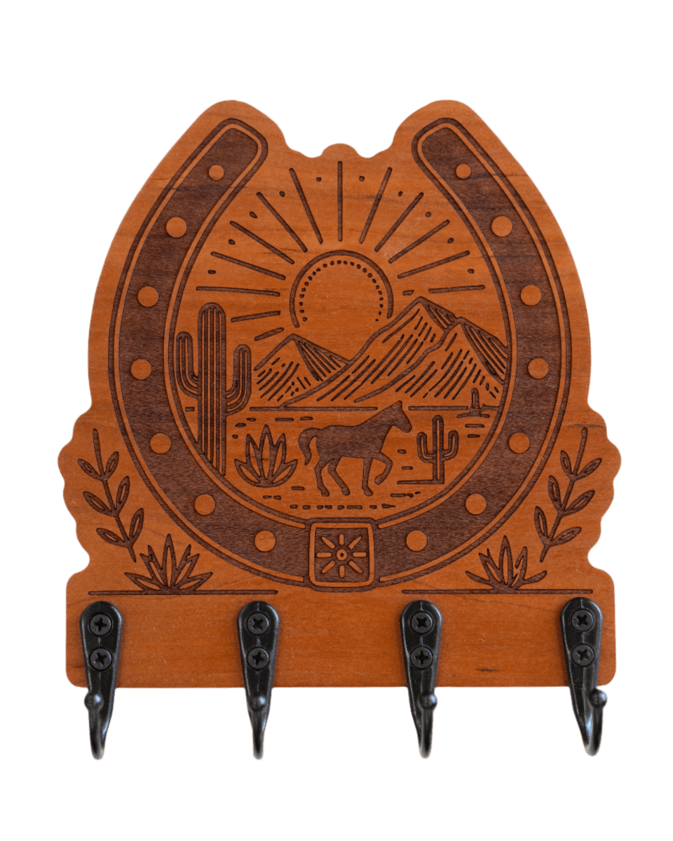 Horseshoe Desert Wall Hanger - GreyForge Customs