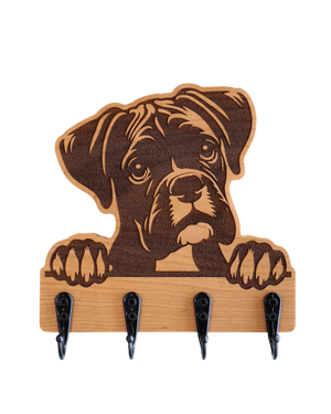 Peeking Boxer Wall Hanger - GreyForge Customs