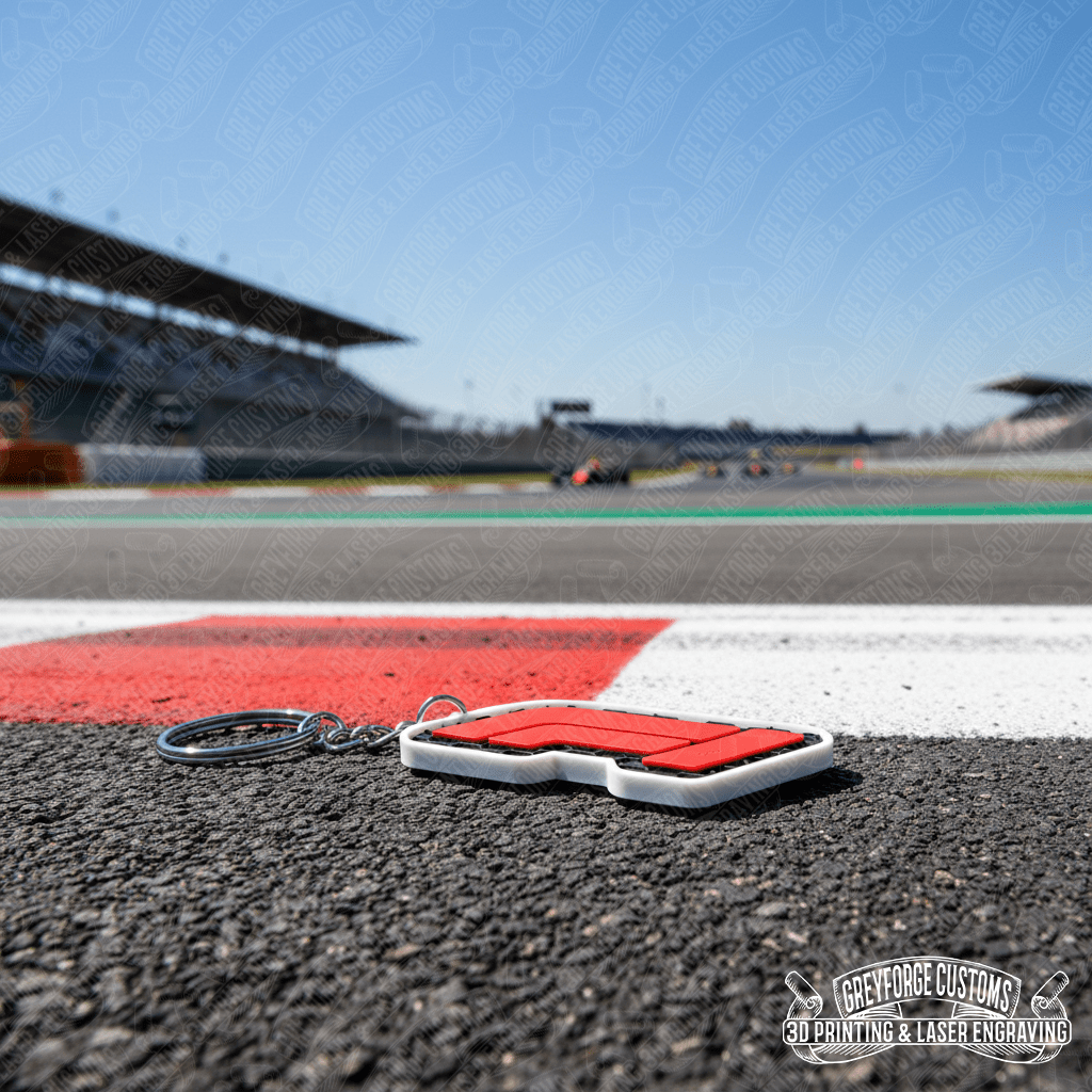 Premium Motorsports & Racing Team Keychains | The Ultimate Gearhead Accessory - GreyForge Customs