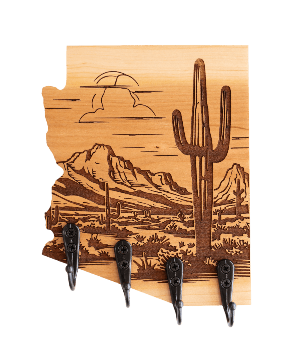 Saguaro National Park 08 Arizona Wall Hanger - GreyForge Customs