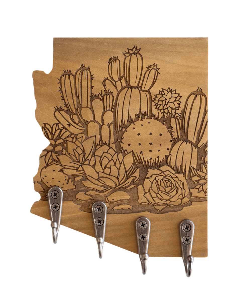 Succulent Bundle 05 Arizona Wall Hanger - GreyForge Customs