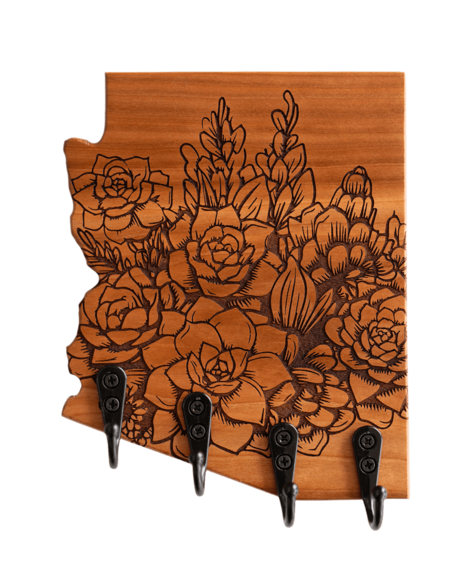 Succulent Bundle 08 Arizona Wall Hanger - GreyForge Customs